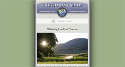 Desktop Screenshot of freemanfarms.biz